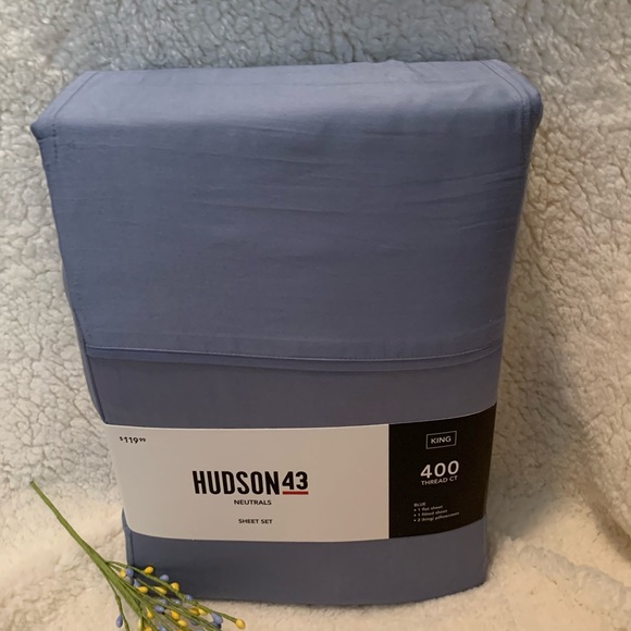 Hudson 43 Other - HUDSON BRAND KING SHEET SET BLUE. NWT!